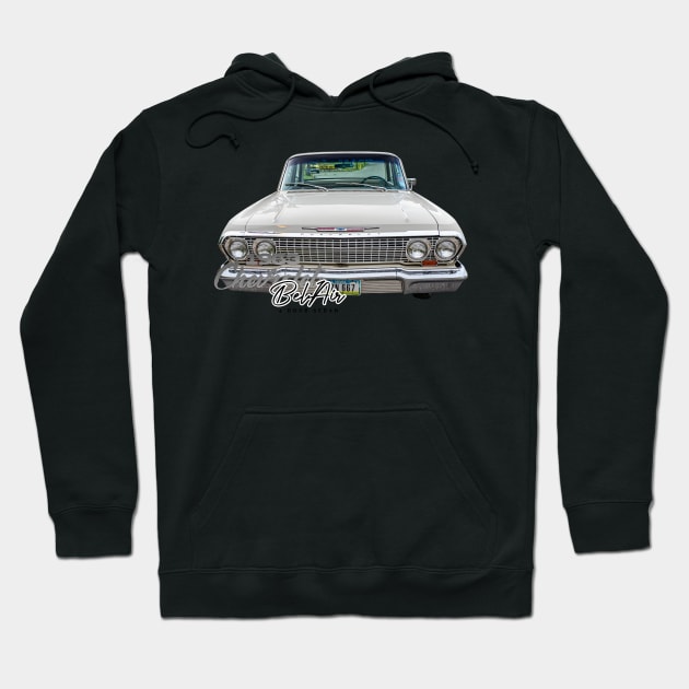 1963 Chevrolet Bel Air 4 Door Sedan Hoodie by Gestalt Imagery